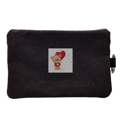 Универсальный чехол-кошелек текстильный 12,5x8,5см (серый)