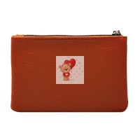 Универсальный чехол-кошелек экокожа 12,5x8см (бежевый)