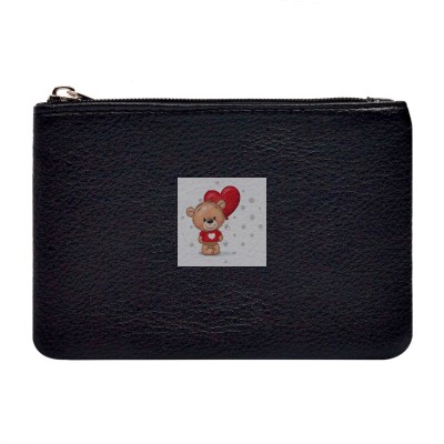 Универсальный чехол-кошелек экокожа 12,5x8см (черный)