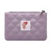 Универсальный чехол-кошелек экокожа 12x8см (сиреневый)