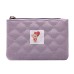 Универсальный чехол-кошелек экокожа 12x8см (сиреневый)