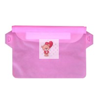 Чехол водонепроницаемый поясной 210x170 мм (розовый) - WPC004 Чехол водонепроницаемый поясной 210x170 мм (розовый) - WPC004