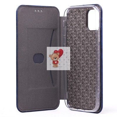 Чехол-книжка для Apple iPhone 11 Pro Max (синий) открытие вбок - BC002 Чехол-книжка для Apple iPhone 11 Pro Max (синий) открытие вбок - BC002