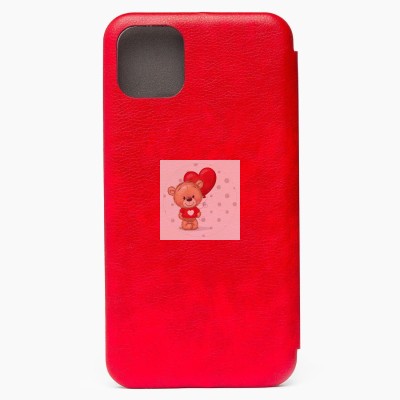 Чехол-книжка для Apple iPhone 11 Pro Max (красный) открытие вбок - BC002 Чехол-книжка для Apple iPhone 11 Pro Max (красный) открытие вбок - BC002