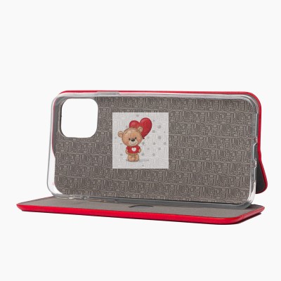 Чехол-книжка для Apple iPhone 11 Pro Max (красный) открытие вбок - BC002 Чехол-книжка для Apple iPhone 11 Pro Max (красный) открытие вбок - BC002