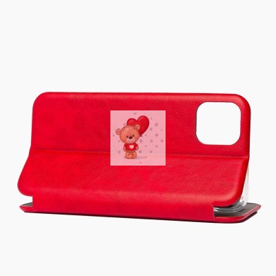 Чехол-книжка для Apple iPhone 11 Pro Max (красный) открытие вбок - BC002 Чехол-книжка для Apple iPhone 11 Pro Max (красный) открытие вбок - BC002