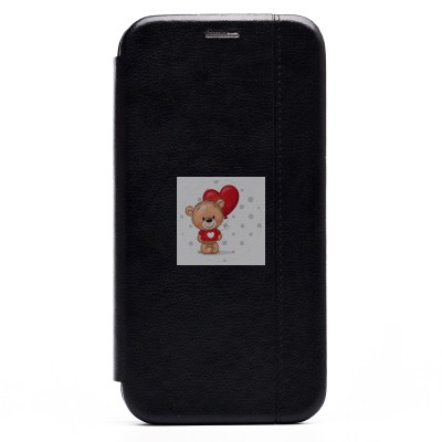 Чехол-книжка для Apple iPhone 11 Pro (черный) открытие вбок - BC002