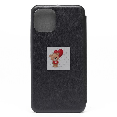 Чехол-книжка для Apple iPhone 11 Pro (черный) открытие вбок - BC002