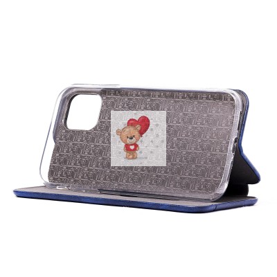 Чехол-книжка для Apple iPhone 11 (синий) открытие вбок - BC002 Чехол-книжка для Apple iPhone 11 (синий) открытие вбок - BC002