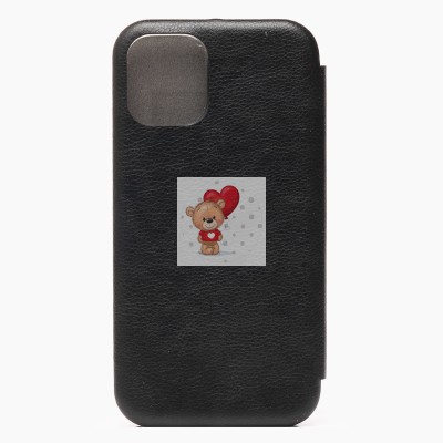 Чехол-книжка для Apple iPhone 12 mini (черный) открытие вбок - BC002 Чехол-книжка для Apple iPhone 12 mini (черный) открытие вбок - BC002