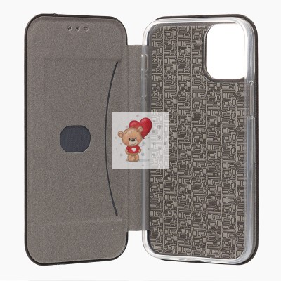 Чехол-книжка для Apple iPhone 12 mini (черный) открытие вбок - BC002 Чехол-книжка для Apple iPhone 12 mini (черный) открытие вбок - BC002