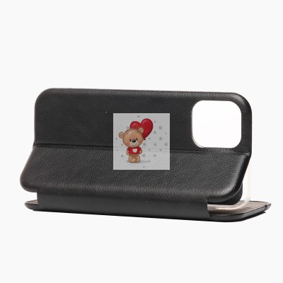 Чехол-книжка для Apple iPhone 12 mini (черный) открытие вбок - BC002 Чехол-книжка для Apple iPhone 12 mini (черный) открытие вбок - BC002