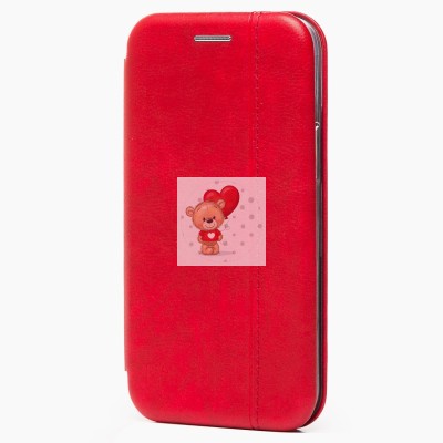 Чехол-книжка для Apple iPhone 12 mini (красный) открытие вбок - BC002 Чехол-книжка для Apple iPhone 12 mini (красный) открытие вбок - BC002