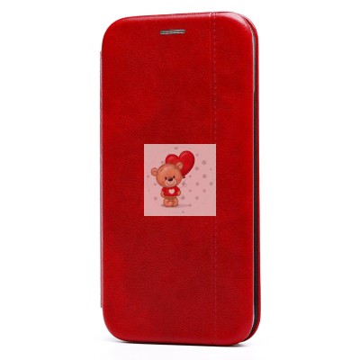 Чехол-книжка для Apple iPhone 12 Pro Max (красный) открытие вбок - BC002