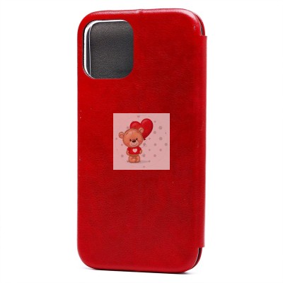 Чехол-книжка для Apple iPhone 12 Pro Max (красный) открытие вбок - BC002