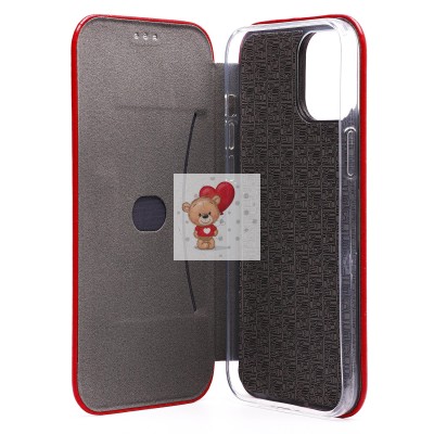 Чехол-книжка для Apple iPhone 12 Pro Max (красный) открытие вбок - BC002