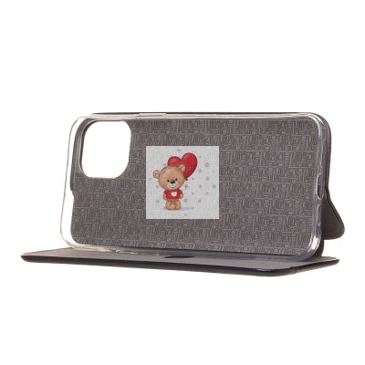 Чехол-книжка для Apple iPhone 15 Plus (открытие вбок) (черный) - BC002 Чехол-книжка для Apple iPhone 15 Plus (открытие вбок) (черный) - BC002