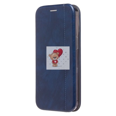 Чехол-книжка для Apple iPhone 15 Pro Max (открытие вбок) (синий) - BC002