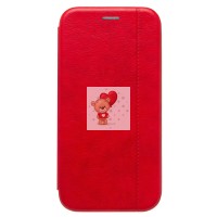 Чехол-книжка для Apple iPhone 15 Pro Max (открытие вбок) (красный) - BC002 Чехол-книжка для Apple iPhone 15 Pro Max (открытие вбок) (красный) - BC002