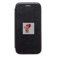 Чехол-книжка для Apple iPhone 15 Pro (открытие вбок) (черный) - BC002