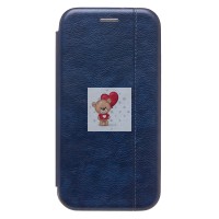 Чехол-книжка для Apple iPhone 15 Pro (открытие вбок) (синий) - BC002 Чехол-книжка для Apple iPhone 15 Pro (открытие вбок) (синий) - BC002