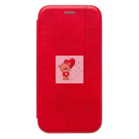 Чехол-книжка для Apple iPhone 15 Pro (открытие вбок) (красный) - BC002 Чехол-книжка для Apple iPhone 15 Pro (открытие вбок) (красный) - BC002