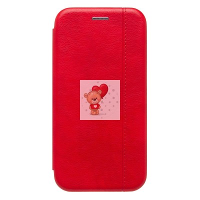 Чехол-книжка для Apple iPhone 15 Pro (открытие вбок) (красный) - BC002