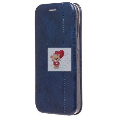 Чехол-книжка для Apple iPhone 15 (открытие вбок) (синий) - BC002 Чехол-книжка для Apple iPhone 15 (открытие вбок) (синий) - BC002