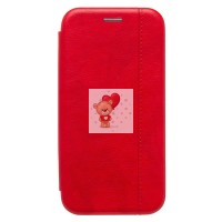 Чехол-книжка для Apple iPhone 15 (открытие вбок) (красный) - BC002