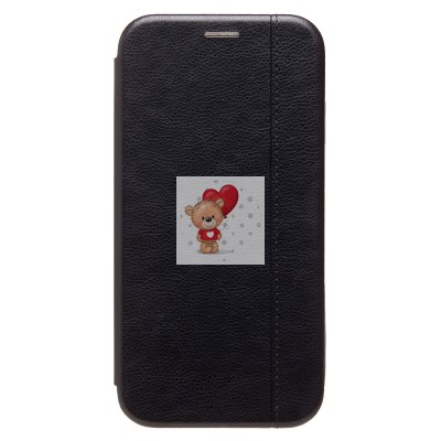 Чехол-книжка для Apple iPhone 16 Plus (черный) - BC002