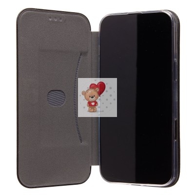 Чехол-книжка для Apple iPhone 16 Plus (черный) - BC002