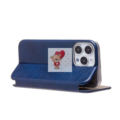 Чехол-книжка для Apple iPhone 16 Pro Max (синий) - BC002