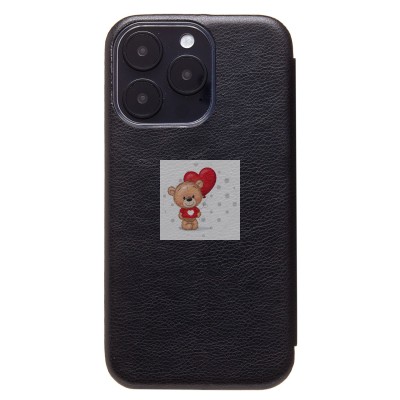 Чехол-книжка для Apple iPhone 16 Pro (черный) - BC002