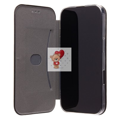 Чехол-книжка для Apple iPhone 16 Pro (черный) - BC002