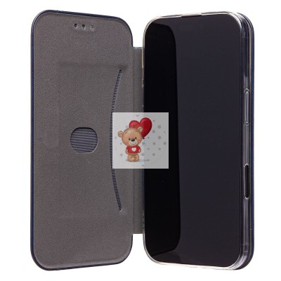 Чехол-книжка для Apple iPhone 16 Pro (синий) - BC002 Чехол-книжка для Apple iPhone 16 Pro (синий) - BC002