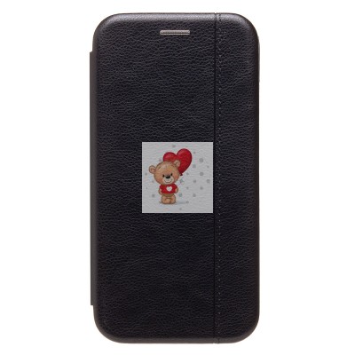 Чехол-книжка для Apple iPhone 16 (черный) - BC002