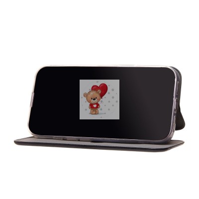 Чехол-книжка для Apple iPhone 16 (черный) - BC002