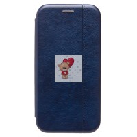 Чехол-книжка для Apple iPhone 16 (синий) - BC002