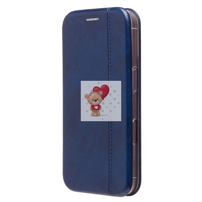 Чехол-книжка для Apple iPhone 16 (синий) - BC002