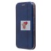 Чехол-книжка для Apple iPhone 16 (синий) - BC002