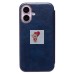Чехол-книжка для Apple iPhone 16 (синий) - BC002
