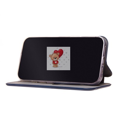 Чехол-книжка для Apple iPhone 16 (синий) - BC002