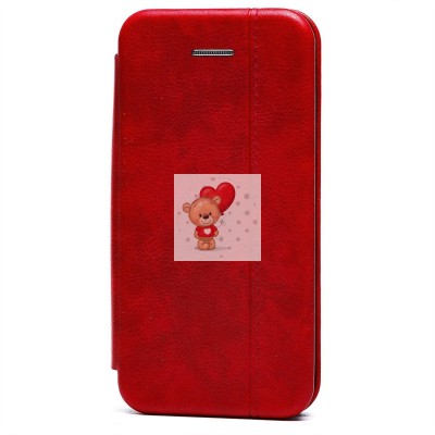 Чехол-книжка для Apple iPhone 5 (красный) открытие вбок - BC002 Чехол-книжка для Apple iPhone 5 (красный) открытие вбок - BC002