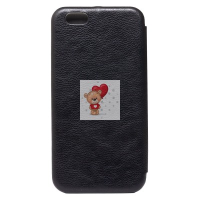 Чехол-книжка для Apple iPhone 6/iPhone 6S (черный) открытие вбок - BC002 Чехол-книжка для Apple iPhone 6/iPhone 6S (черный) открытие вбок - BC002