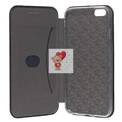 Чехол-книжка для Apple iPhone 6/iPhone 6S (черный) открытие вбок - BC002 Чехол-книжка для Apple iPhone 6/iPhone 6S (черный) открытие вбок - BC002