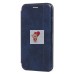 Чехол-книжка для Apple iPhone 6S (синий) открытие вбок - BC002