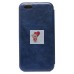 Чехол-книжка для Apple iPhone 6S (синий) открытие вбок - BC002