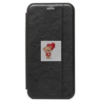 Чехол-книжка для Apple iPhone 7 Plus (черный) открытие вбок - BC002