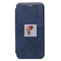 Чехол-книжка для Apple iPhone 7 (синий) открытие вбок - BC002