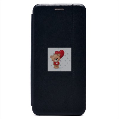 Чехол-книжка для Honor X5 Plus (черный) - BC002